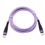 Purple 10ft PD Cable Type-C to USB-C Fast Charger Cord Extra Long Power Wire - ZDA95