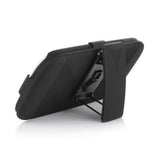 Case Holster Combo Swivel Belt Clip - Dropproof - Kickstand - Black - Fonus D53