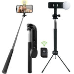 Selfie Stick Wireless Built-in Tripod Remote Shutter Stand Self-Portrait - ZDZ98