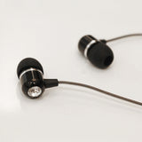 Wired Headphones Hi-Fi Sound Earphones - USB-C Adapter - Black - Fonus P10