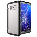 Hybrid Case Dual Layer Armor Defender Cover - Dropproof - Black - Selna L08