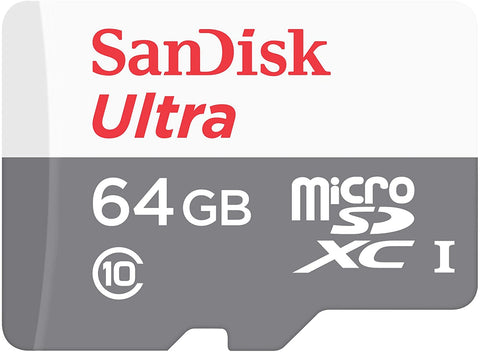 Sandisk 64GB High Speed MicroSDHC Memory Card - Class 10