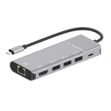 6-in-1 Adapter USB Hub HDTV HDMI RJ45 Network Port Charger Port TV Video Hub Ethernet - ZDG16