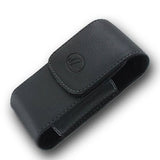 Leather Case Belt Clip Holster - Vertical Cover - LCASE47 - Black - D09