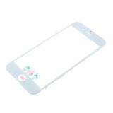 Outer Front Glass Lens Replacement with Bezel Frame for iPhone 6S - White - L51