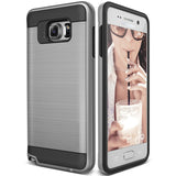 Hybrid Case Dual Layer Armor Defender Cover - Dropproof - Silver - Selna N35
