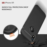 Ultra Slim Carbon Fiber Case Cover - Shockproof - Black - Fonus R97