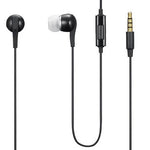 Earphones 3.5mm Headphones Wired Earbuds - Black - T35
