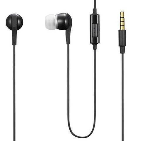 Earphones 3.5mm Headphones Wired Earbuds - Black - T35