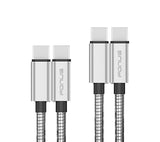 3ft and 6ft Long Metal PD USB-C Cables Fast Charge TYPE-C to TYPE-C Cord Power Wire USB-C to USB-C Data Sync  - ZDY65 1792-1
