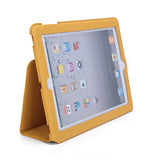 Yellow PU Leather Slim Portfolio Case