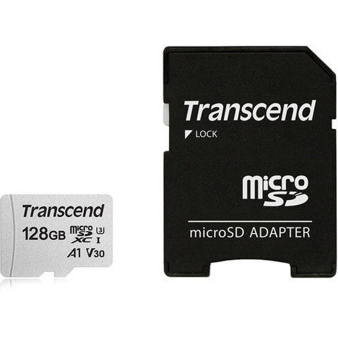 128GB Memory Card Transcend High Speed MicroSD Class A1 U3 MicroSDXC