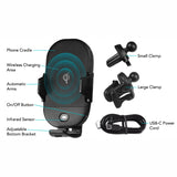 Car Wireless Charger Mount Air Vent Holder Fast Charge Cradle Dock - ZDZ08