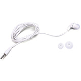 Mono Earphone 3.5mm Headphone - Flat - In-Ear - Single Earbud - White - Fonus F70