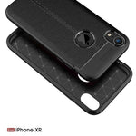 Ultra Slim TPU Leather Case Cover - Shock Absorbent - Black - Fonus L27