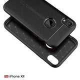 Ultra Slim TPU Leather Case Cover - Shock Absorbent - Black - Fonus L27