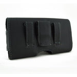 Leather Case Belt Clip Holster Cover - LCASE56 - Black - D07