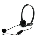 Over the Head Headphone Single Earphone 3.5mm - Boom Microphone - Black - Fonus M03