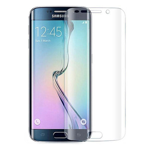 Samsung Galaxy S6 Edge - Screen Protector Silicone TPU Film - Curved - Full Cover - HD Clear 577-1