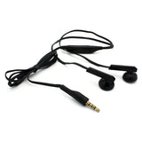 Earphones 3.5mm Headphones Wired Earbuds - Black - Fonus J06