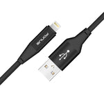 6ft USB to Lightning Cable - Braided - Black - R14