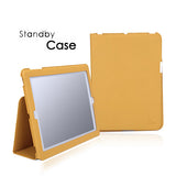 Yellow PU Leather Slim Portfolio Case