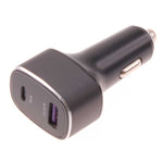 36W PD Fast Car Charger 6ft USB-C Cable 2-Port Long Cord Power Adapter Type-C Wire - ZDY32