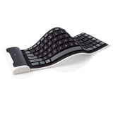 Slim Mini Flexible Folding Roll-Up Wireless Keyboard
