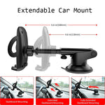 Car Mount for Dashboard and Windshield - Telescopic Arm - Fonus N98