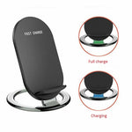Wireless Charger 15W Fast Stand Detachable 2-Coils Charging Pad - ZDX65