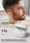 Wireless Ear-Clip TWS Earphones Bluetooth Earbuds True Stereo Charging Case Hands-free Mic Headset - ZDZ33