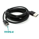 6ft USB-C Cable Charger Power Cord - TPE - Black - Fonus A01