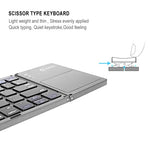 Wireless Keyboard Touchpad Folding Rechargeable - L66