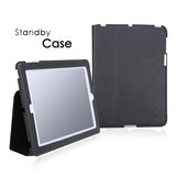 Black PU Leather Slim Portfolio Case