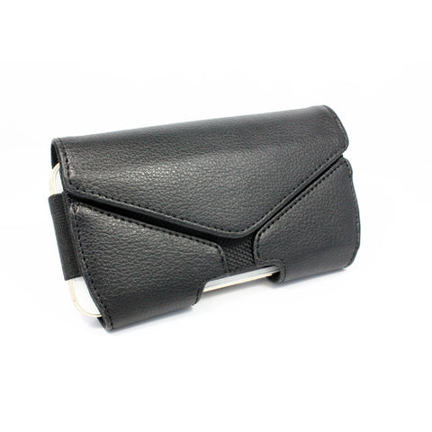 Verizon Leather Case Belt Clip Holster - Cover - LCASEVZ2 - Black