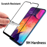 Samsung Galaxy A50 A30 A20 - Anti-Glare Tempered Glass Screen Protector - 3D Full Cover