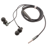 Wired Earphones Hi-Fi Sound Headphones Handsfree Mic Headset Metal Earbuds - ZDD75