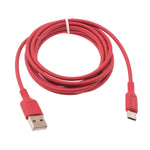 6ft USB-C Cable Red Charger Cord Power Wire - Fonus - C15
