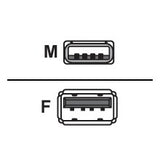 Short micro USB Cable Charger Cord - TPE - Black - Fonus M88