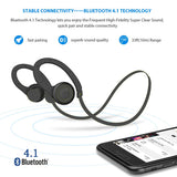Behind the Ear Sports Wireless Earphones Sweatproof - Black - A03