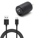 Palm OEM Home Wall Charger Adapter 6ft Micro USB Cable - Black