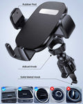 Car Mount Air Vent Phone Holder Rotating Cradle Strong Grip - ZDY98