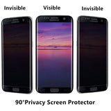 Samsung Galaxy S7 Edge - Privacy Screen Protector - Tempered Glass - 3D Full Cover