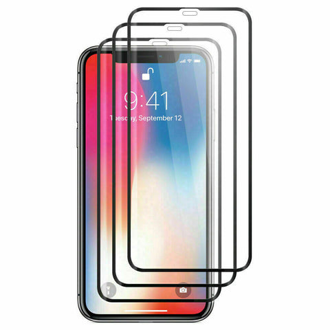 3 Pack Screen Protector Tempered Glass 5D Touch Curved Edge Full Cover Bubble Free - ZD3R49