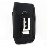 Case Belt Clip Canvas Rugged Holster - Vertical Cover - LCASE45 - Black - C83