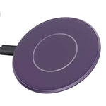 Purple 15W Wireless Charger Fast Charge Charging Pad Slim Quick Charge - ZDY88