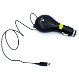 Retractable Car Charger Vehicle DC Socket Power Adapter