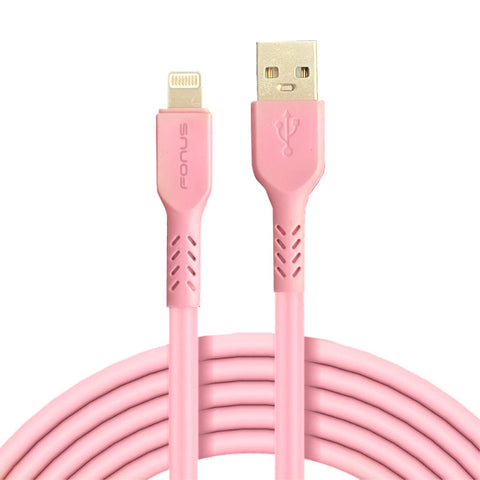 6ft Long USB Cable Charger Cord Power Wire Fast Charge Pink Sync - ZDZ12