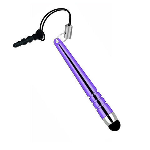 Purple Stylus Touch Pen Aluminum Compact - ZDY04