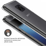 Shock Absorbent Hybrid Bumper Case Clear Back Cover
